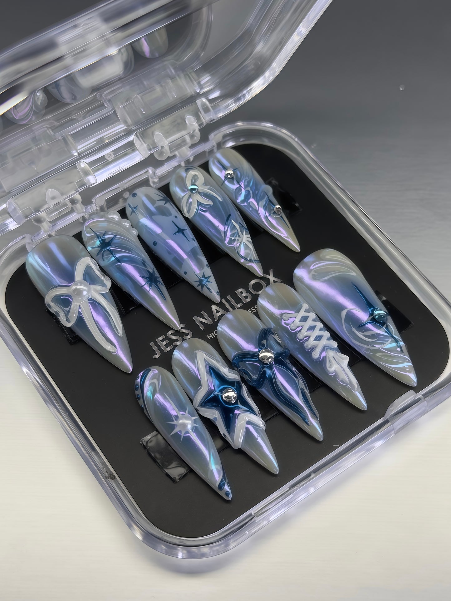 Sapphire Ribbons